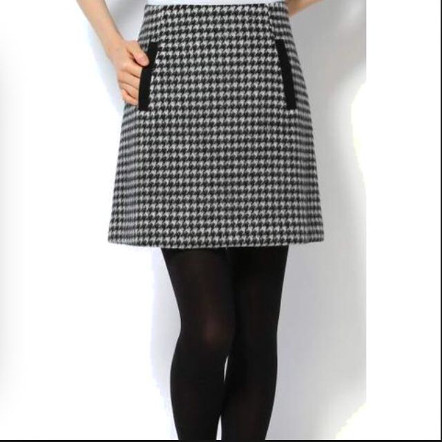 IENA(イエナ)のイエナ☆千鳥格子の台形スカート レディースのトップス(Tシャツ(長袖/七分))の商品写真
