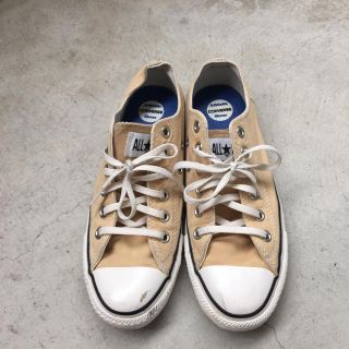 コンバース(CONVERSE)の最終お値下げ☆コンバース★ベージュ(スニーカー)