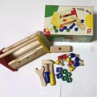 ブリオ(BRIO)のPINTOY のTOOL BOX の 工具 セット ボーネルンド、ブリオ(知育玩具)