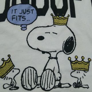 スヌーピー(SNOOPY)の王冠スヌーピー 王冠ウッドストックTシャツ(Tシャツ(半袖/袖なし))