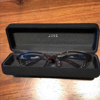 ジンズ(JINS)の JINS 花粉 メガネ 度なし ブラウン(サングラス/メガネ)