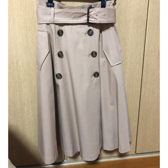 Apuweiser-riche(アプワイザーリッシェ)のアプワイザーリッシェ 今期完売トレンチフレアスカート レディースのスカート(ひざ丈スカート)の商品写真