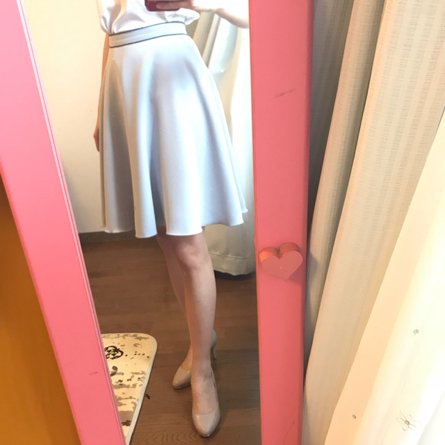 PROPORTION BODY DRESSING(プロポーションボディドレッシング)のPROPORTION BODY DRESSING 春色パステルブルースカート レディースのスカート(ひざ丈スカート)の商品写真