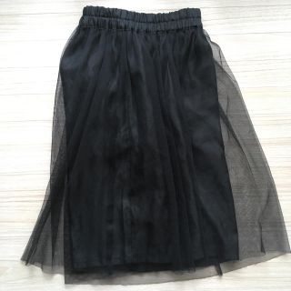 ブランシェス(Branshes)のbranshes チュールスカート 黒 110cm(スカート)