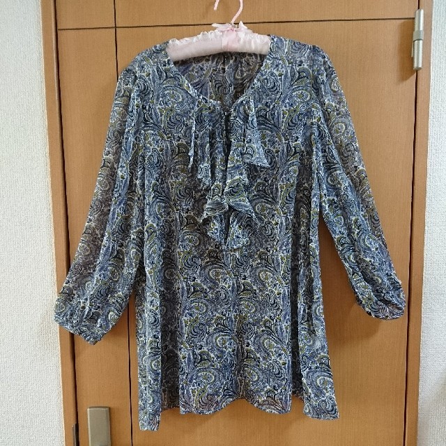 シフォンブラウス&ベスト セット レディースのトップス(シャツ/ブラウス(長袖/七分))の商品写真