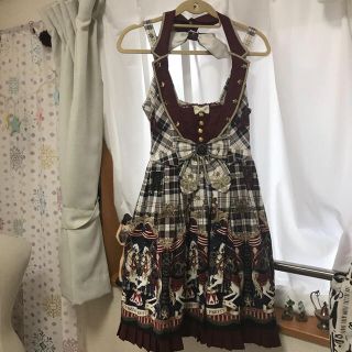 アンジェリックプリティー(Angelic Pretty)のシルクドレトワール 赤系 JSK(ひざ丈ワンピース)