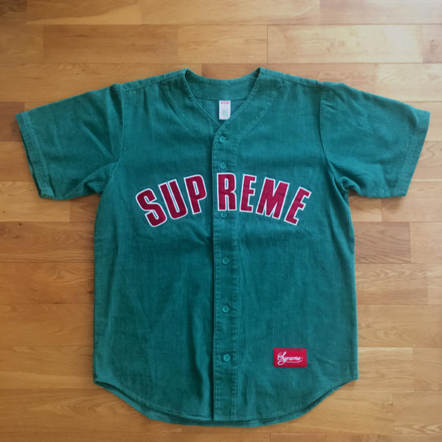 Supreme Corduroy Baseball Jersey Mサイズ