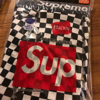 シュプリーム(Supreme)の supreme ボクサーブリーフ パンツ 1枚 チェック(ボクサーパンツ)