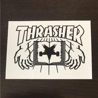 スラッシャー(THRASHER)の【縦6.5cm横9cm】THRASHER(ステッカー)