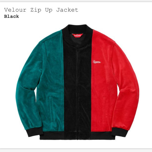 送料込 velour zip up jacket Sサイズ