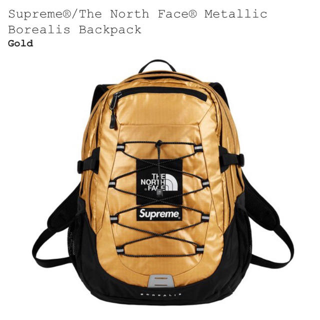 特価 Supreme - gold backpack face north supreme バッグパック/リュック