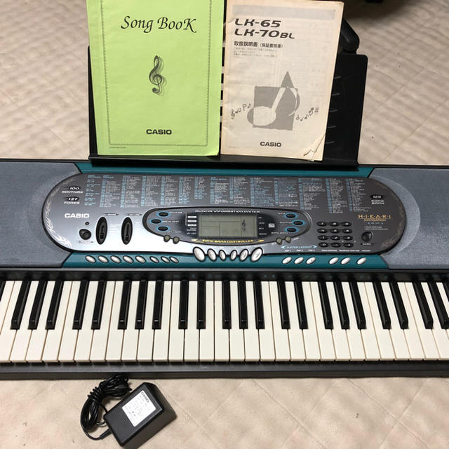 CASIO(カシオ)のおのこ様専用 CASIO 電子キーボード LK-70BL  楽器の鍵盤楽器(キーボード/シンセサイザー)の商品写真