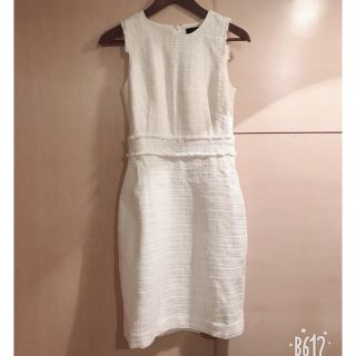 ジェイクルー(J.Crew)の最終値下げ))) 新品 j crew 夏ツイードワンピ(ひざ丈ワンピース)