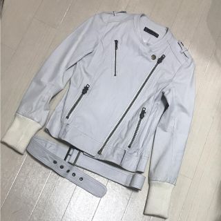 【美品】☆s.w.o.r.d レディースライダースラムジャケットXSダークグレー