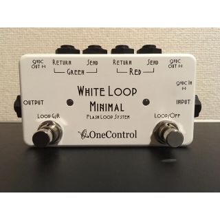 One Control Minimal Series White Loop(エフェクター)