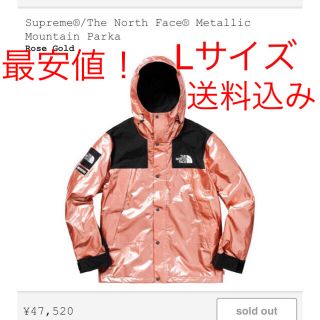 シュプリーム(Supreme)のsupreme northface マウンテンパーカー L(マウンテンパーカー)