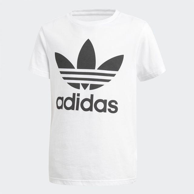 adidas(アディダス)の150【新品/即日発送】adidas オリジナルス ジュニア Tシャツ 白 メンズのトップス(Tシャツ/カットソー(半袖/袖なし))の商品写真