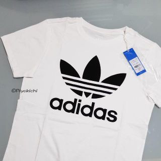 アディダス(adidas)の150【新品/即日発送】adidas オリジナルス ジュニア Tシャツ 白(Tシャツ/カットソー(半袖/袖なし))