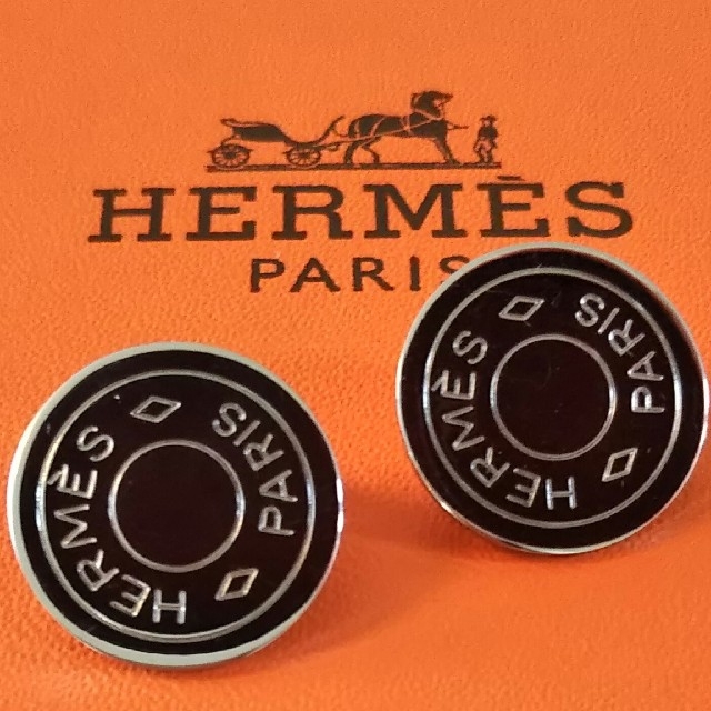 エルメス HERMES セリエ イヤリング 美品