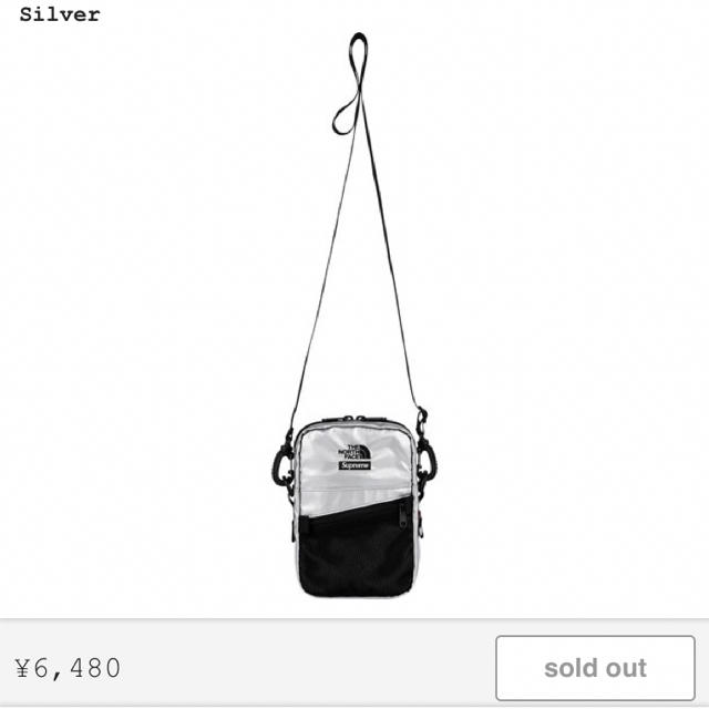 Supreme(シュプリーム)の  Metallic Shoulder Bag シルバー メンズのバッグ(ショルダーバッグ)の商品写真
