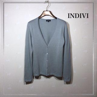 インディヴィ(INDIVI)のINDIVI カーディガン(カーディガン)