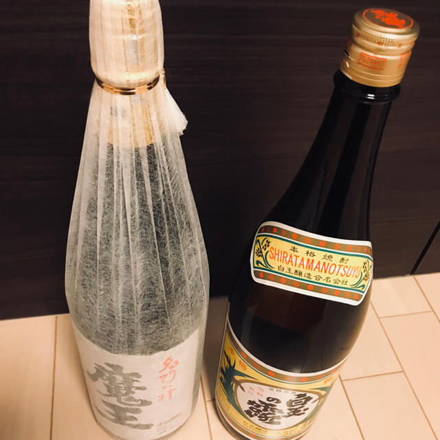 芋焼酎魔王1800ml、白玉の露1800ml (北海道-関東送料込)