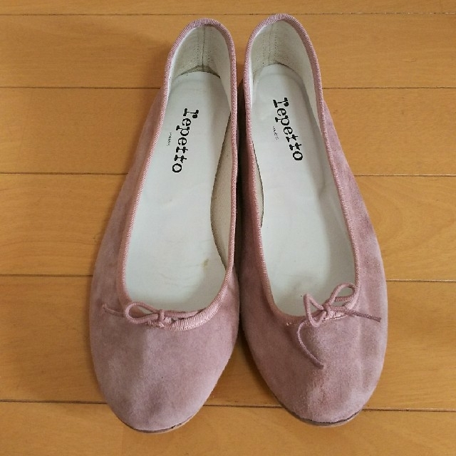 美品☆repetto スエードピンクベージュ 39