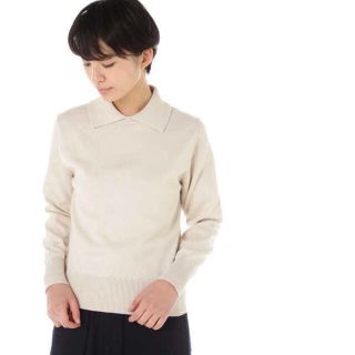 マーガレットハウエル(MARGARET HOWELL)のMHL. DRY COTTON(襟付きコットンニット)(ニット/セーター)