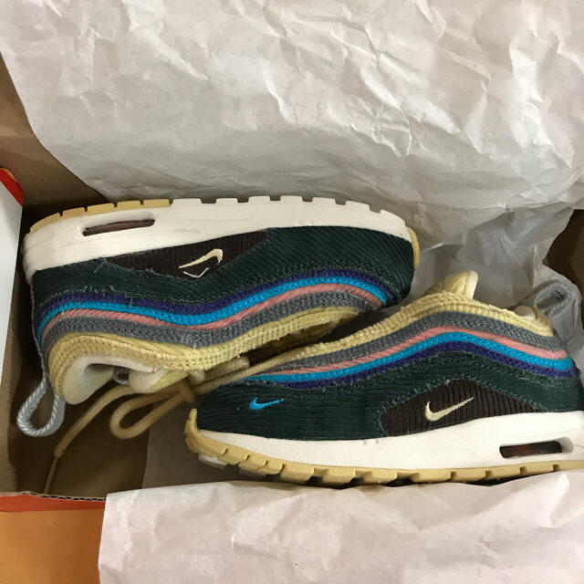 NIKE(ナイキ)のSEAN WOTHERSPOON × NIKE AIR MAX 1/97 TD キッズ/ベビー/マタニティのベビー靴/シューズ(~14cm)(スニーカー)の商品写真