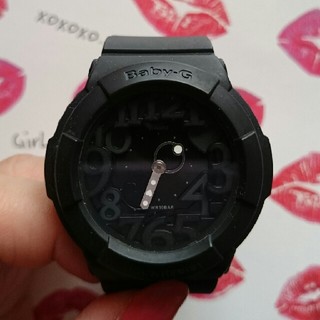 ベビージー(Baby-G)のBaby-G ブラック時計(腕時計)