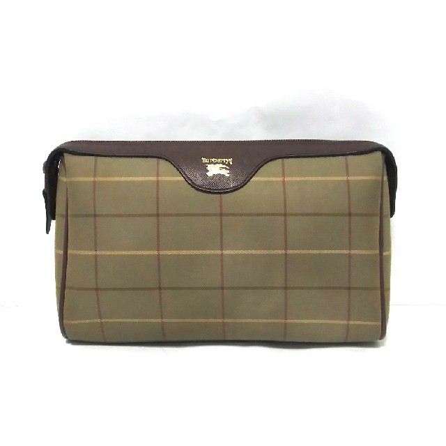 BURBERRY バーバリー クラッチバッグ タータンチェック
