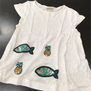 ザラキッズ(ZARA KIDS)のZARAガールズ AラインTシャツ(Tシャツ/カットソー)