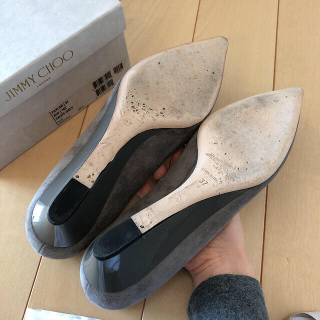 JIMMY CHOO(ジミーチュウ)の超美品❤️ JIMMY CHOO スエードパンプス 37 レディースの靴/シューズ(ハイヒール/パンプス)の商品写真