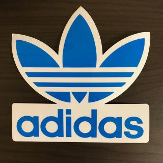 アディダス(adidas)の【縦16.3cm横16.7cm】 adidas ステッカー(ステッカー)