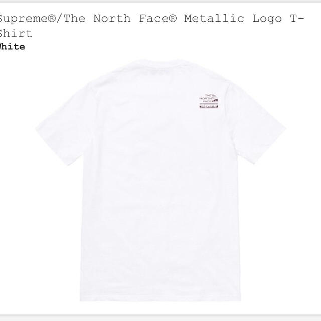 Supreme(シュプリーム)のSupreme The North Face Tシャツ 白 Sサイズ メンズのトップス(Tシャツ/カットソー(半袖/袖なし))の商品写真
