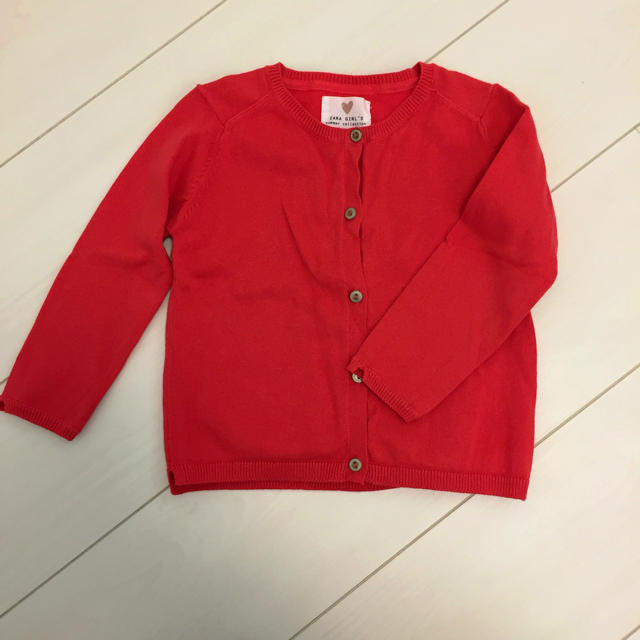 ZARA KIDS(ザラキッズ)のZARA カーディガン プリーツスカート セット キッズ/ベビー/マタニティのキッズ服女の子用(90cm~)(カーディガン)の商品写真