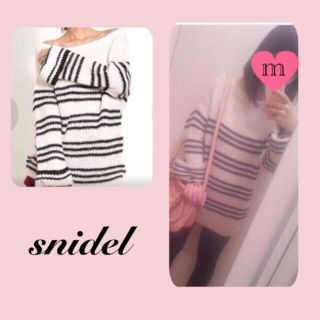 スナイデル(SNIDEL)のボーダーニット♡(ニット/セーター)