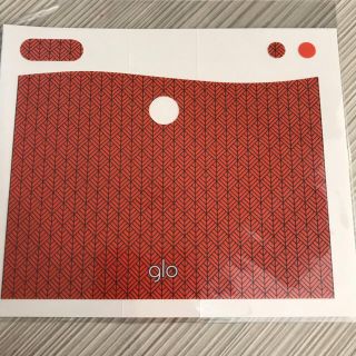 グロー(glo)の☆新品☆gloデザインステッカー(タバコグッズ)