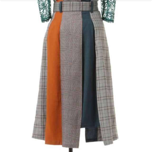REDYAZEL(レディアゼル)のREDYAZEL❤︎ﾁｪｯｸ配色スカート❤︎ レディースのスカート(ひざ丈スカート)の商品写真
