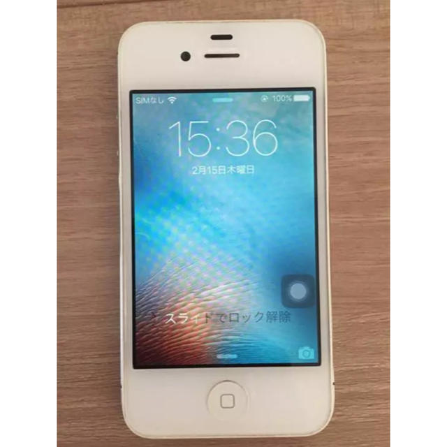i Phone 4s white simフリー