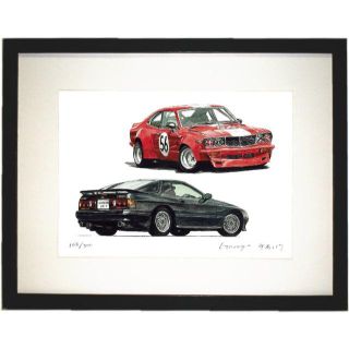 NC-318サバンナRX-7/RX-3限定版画 直筆サイン額装●作家 平右ヱ門(版画)