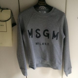 エムエスジイエム(MSGM)のMSGM グレー スウェット(トレーナー/スウェット)