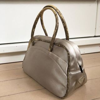 プラダ(PRADA)のPRADA ミニ サテンバッグ 美品(ハンドバッグ)