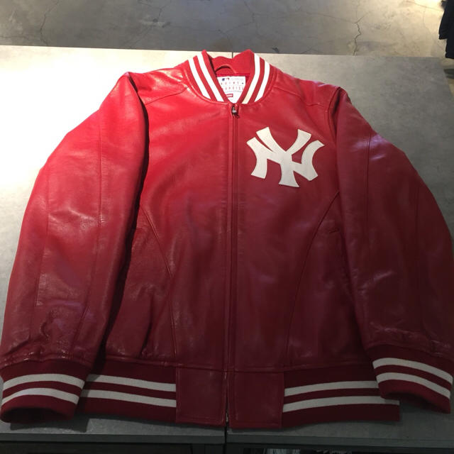 超安い品質 Supreme 15ss Supreme New York Yankees (M) レザージャケット