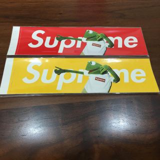 シュプリーム(Supreme)のシュプリーム  ステッカー カーミット 黄色のみ(ノベルティグッズ)