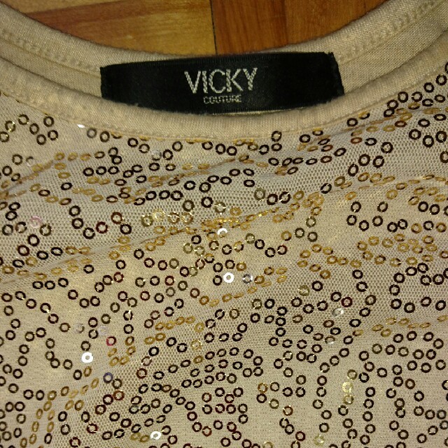 VICKY(ビッキー)のビッキー キラキラスパンコールタンクトップ レディースのトップス(タンクトップ)の商品写真