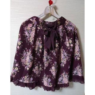 アクシーズファム(axes femme)の美品 axes femme 花柄 スカート(ひざ丈スカート)