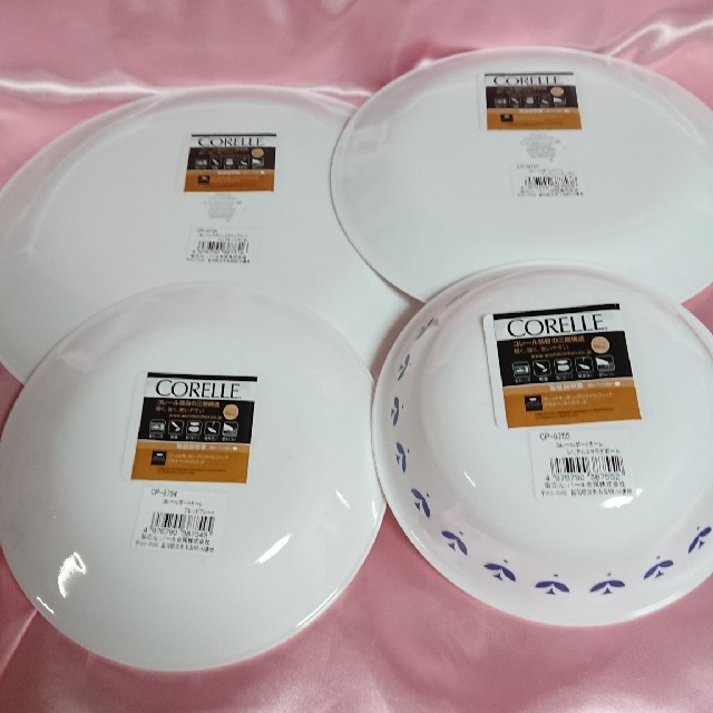 CORELLE(コレール)のコレール新品 ランチプレートＬ他4枚セット☆ブレッドプレート☆サラダボール インテリア/住まい/日用品のキッチン/食器(食器)の商品写真