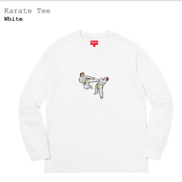 Supreme(シュプリーム)の白M supreme Karate Tee 空手 Tシャツ メンズのトップス(Tシャツ/カットソー(七分/長袖))の商品写真