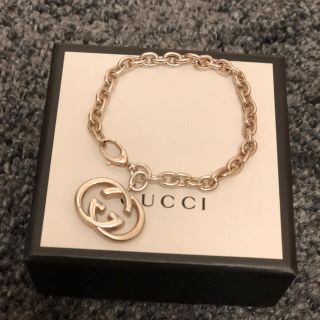 グッチ(Gucci)のシルバー ダブルGブレスレット(ブレスレット/バングル)